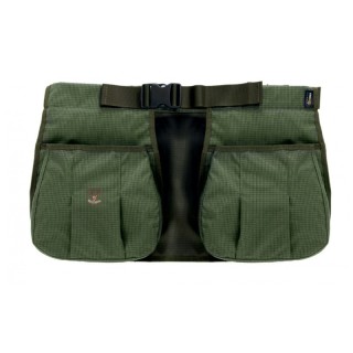 Trisacca Riserva Sporting in Cordura Ripstop: quattro tasche frontali e carniere resinato.