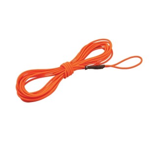 Lunga per cane da traccia Riserva 10 mt in Nylon Arancio Fluo, resistente per traccia e ricerca.