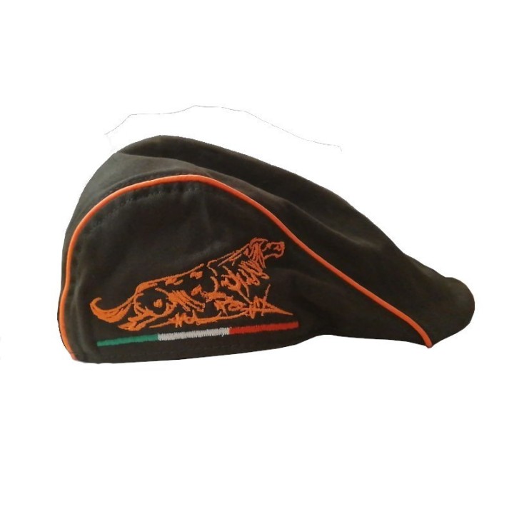 Cappello coppola Setter arancio fluo