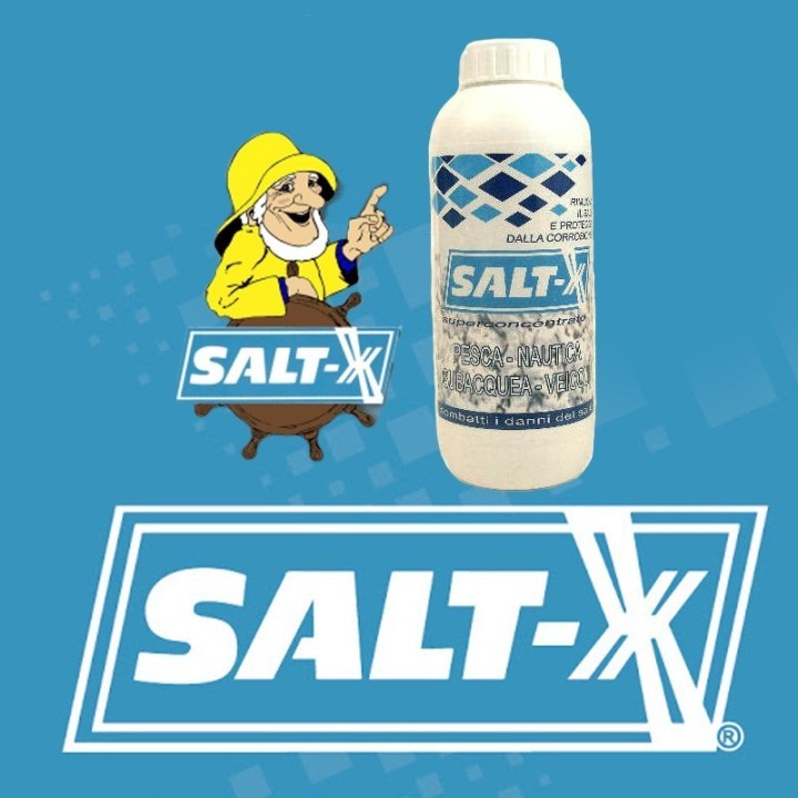 Desalinizzante SALT-X per rimuovere salsedine e ruggine da cromature