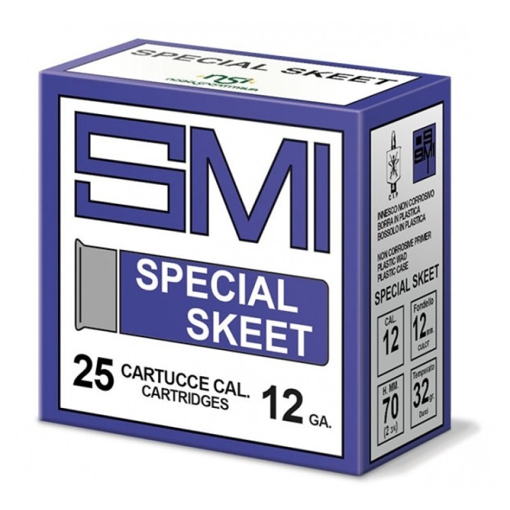 Cartuccia cal.12 SMI Special Skeet Nobel Sport