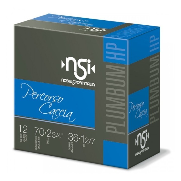 Cartuccia cal.12 Percorso Caccia HP Nobel Sport