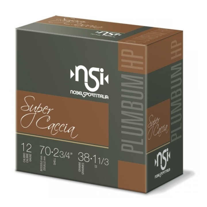 Cartuccia cal.12 Super Caccia HP Nobel Sport