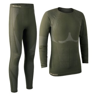 Completo intimo Deerhunter Performance Underwear, seamless e traspirante con zone di ventilazione.