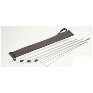 Kit Capanno Art. 858 - 4 Picchetti in alluminio regolabili e 4 traversine in acciaio con sacca Cordura.