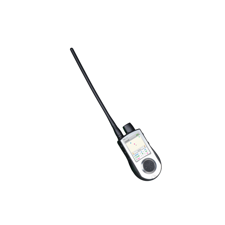Palmare TEK 1.5: impermeabile DryTek, portata 11 km e compatibile con collari TEK 1.0 e 2.0.