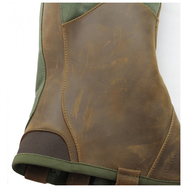 Ghette ergonomiche in cordura e pelle Riserva