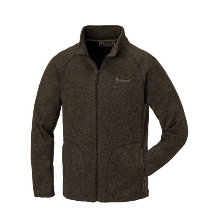 Giacca in pile Pinewood Gabriel: cardigan esterno, morbido pile interno, ideale per outdoor e tempo libero.