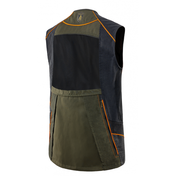 Gilet Sniper Trabaldo bordatura Arancio Flou