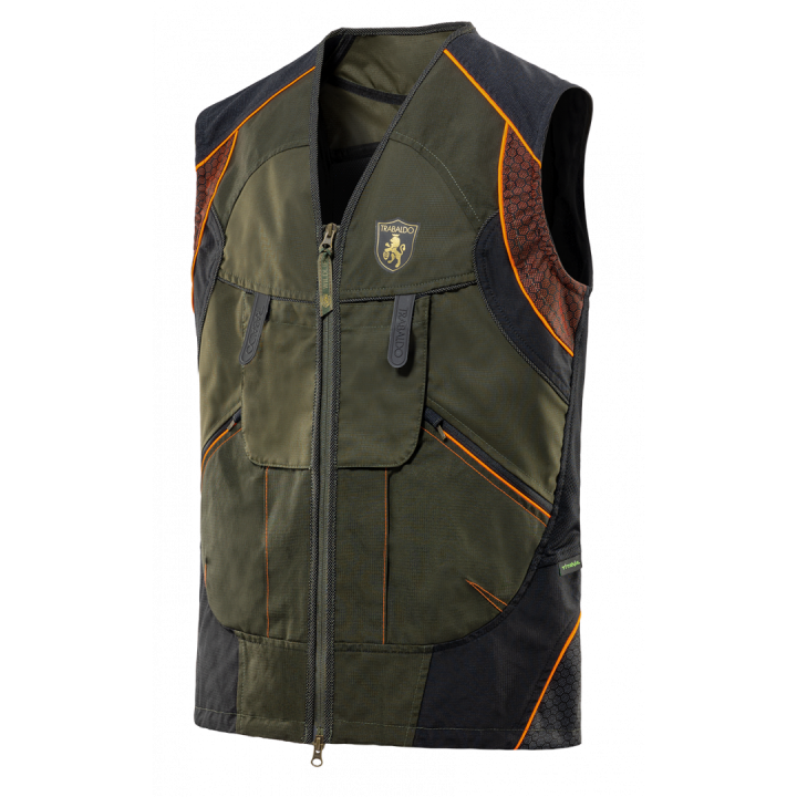 Gilet Sniper Trabaldo bordatura Arancio Flou