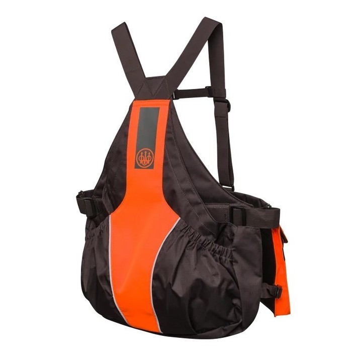 Trisacca Gilet Strap EVO Beretta per caccia, con carniere lavabile e sistema di regolazione completo.