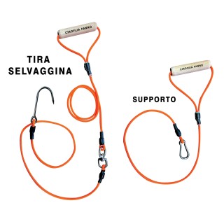 Tira selvaggina con supporto Panno