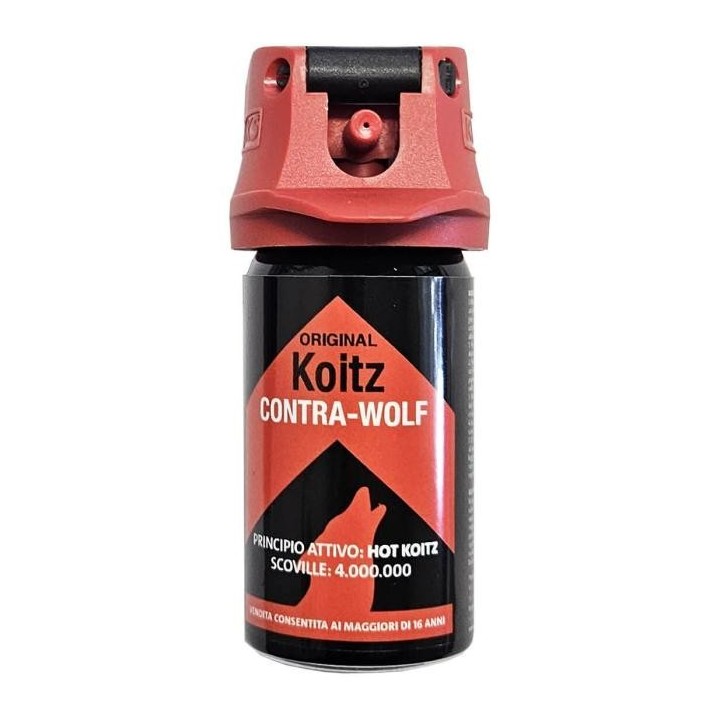 Spray al peperoncino antiaggressione lupo "Contra Wolf"