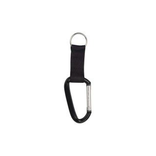 Moschettone Alluminio porta accessori nero