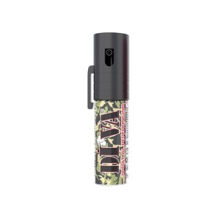 Spray Diva 15ml: la tua difesa personale tascabile e legale. Colore camo e 800.000 Scoville