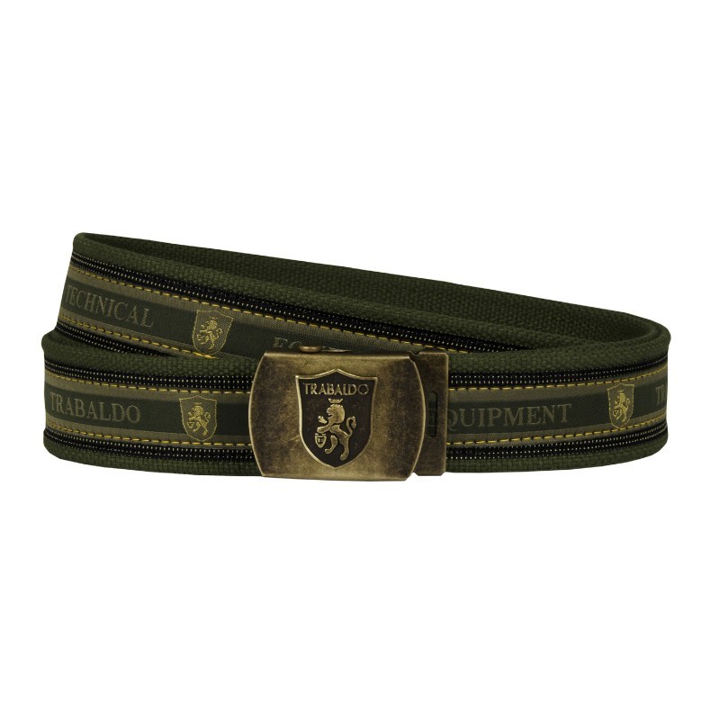 Cintura tecnica regolabile con nastro in cotone, fibbia e puntale personalizzati Trabaldo. Altezza 4 cm, lunghezza 125 cm. Cintura tecnica regolabile con nastro in cotone, fibbia e puntale personalizzati Trabaldo. Altezza 4 cm, lunghezza 125 cm.