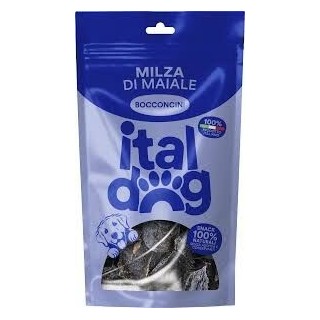 Italdog Milza di Maiale per Cani – Snack Masticabile 100% Naturale
