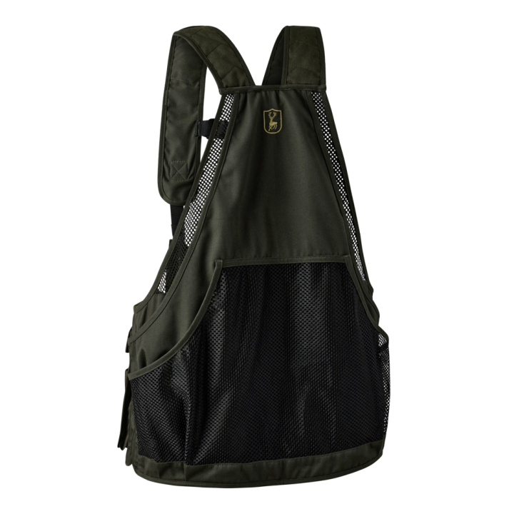 Gilet Deerhunter Atlas: resistente, traspirante e dotato di ampie tasche e spallacci imbottiti per il massimo comfort a caccia.