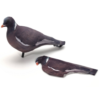 Calza elastica 3D per stampo Pianeta Colombaccio: realismo e protezione del richiamo.