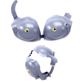 Occhiali in Plastica Art. 860 con fascetta a stringere per colombaccio.