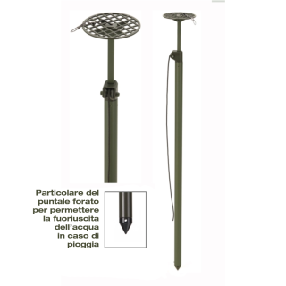 Racchetta Economica Art. 119 (90 cm) con molla inox, ammortizzatore e raccordi in plastica.