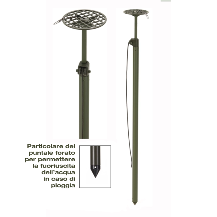 Racchetta Economica Art. 119 (90 cm) con molla inox, ammortizzatore e raccordi in plastica.