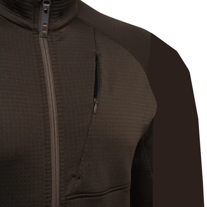 Pile termico Beretta Alpsten (Micro Grid): leggero, traspirante e silenzioso.