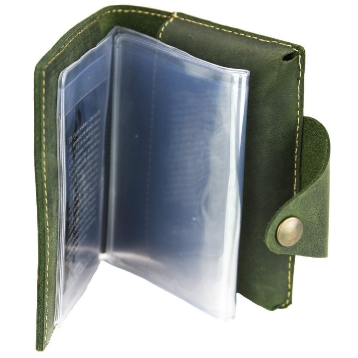 Porta documenti e licenza di caccia in pelle Artipel PTDoc con buste interne trasparenti.