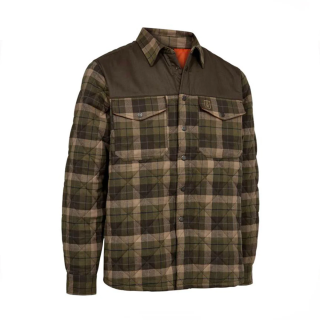 Giacca camicia imbottita Deerhunter Elbert in cotone spazzolato con isolamento DEER-TEX Temp