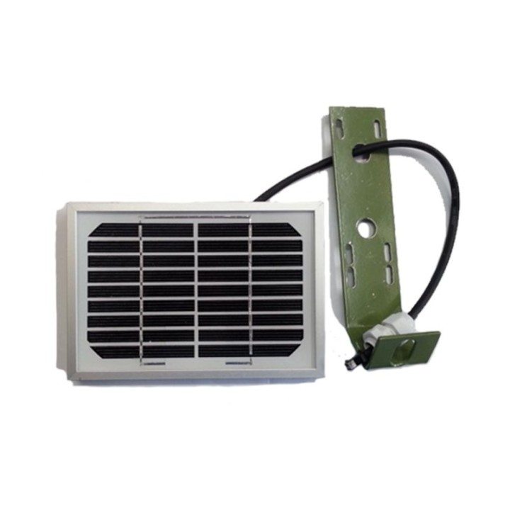 Pannello Solare 6V (1.6W) per pasturatore CP01, con staffa e clip per installazione.