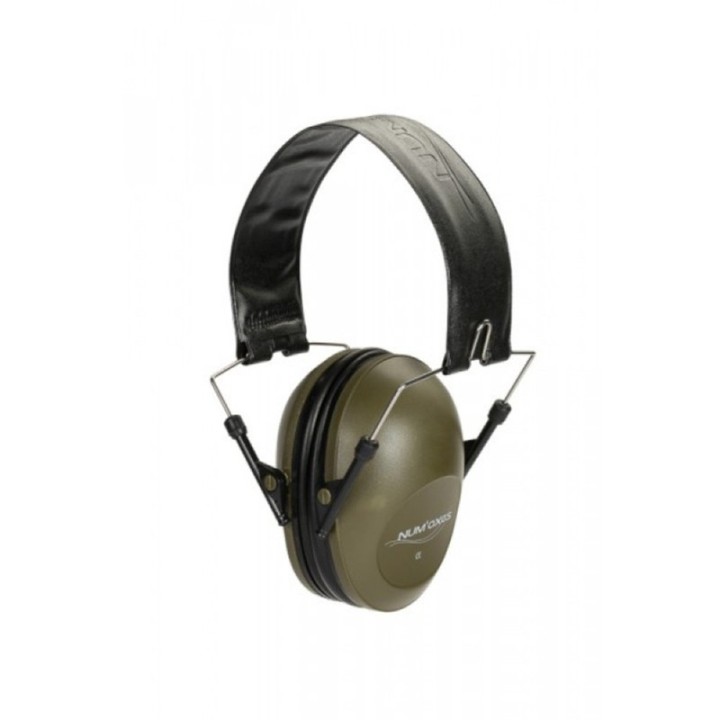 Cuffia passiva NUM'AXES ACOUSTIC (Verde) con attenuazione NRR 27dB. Coppe in ABS e cuscinetti in PVC