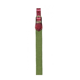 Tracolla Elastica Fucile Riserva | Pelle Ottone | Regolabile 70-95 cm