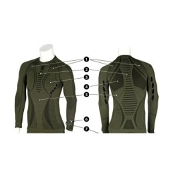 Maglia Intima M/L Trabaldo 400L/DRYARN Seamless, Body Mapping