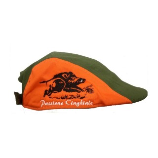 Cappello coppola cinghiale alta visibilità bicolore