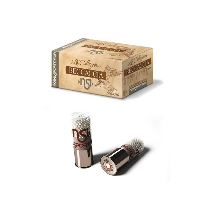 Cartuccia cal.12 Collezione Beccaccia Nobel Sport