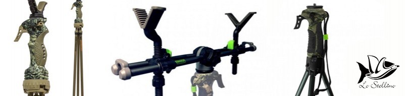 Bipod, Tripod, appoggi stabili sparo per caccia di selezione ungulati